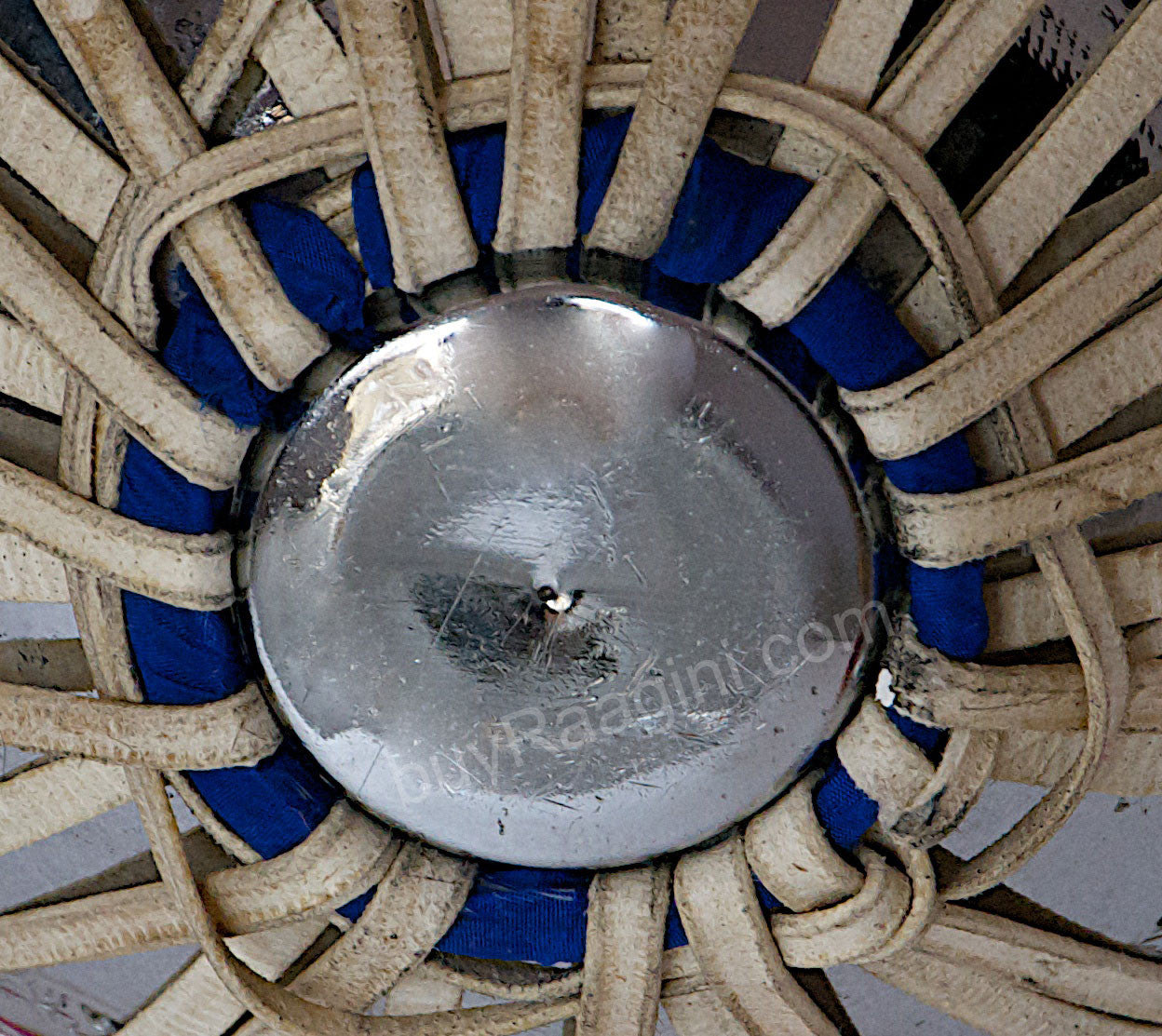 MUKTA DAS Ganesha Chromed Tabla, 4KG Copper Bayan, Dayan, Hammer AEA