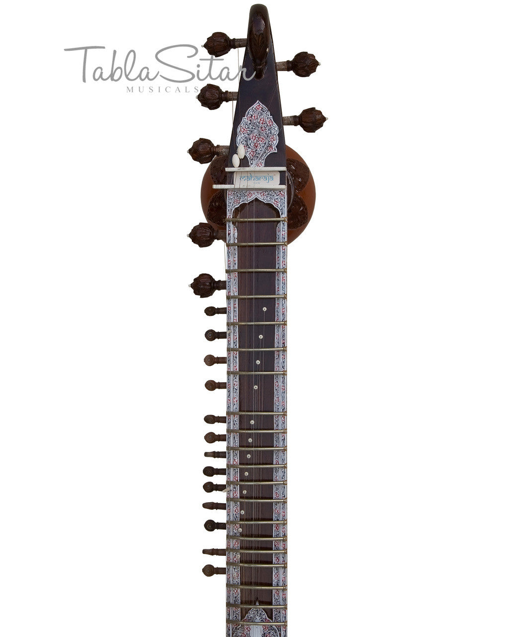 MAHARAJA Peacock Sitar, Ravi Shankar, Double Toomba, Fiber Case AEE