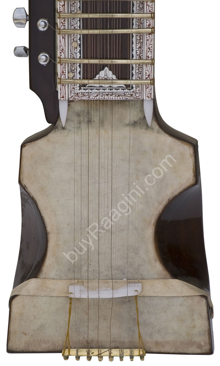 MONOJ K SARDAR Tun Wood Dilruba, Concert, Horse Hair Bow, Fiber Case AFD