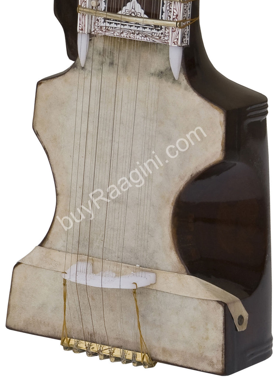 MONOJ K SARDAR Tun Wood Dilruba, Concert, Horse Hair Bow, Fiber Case AFD