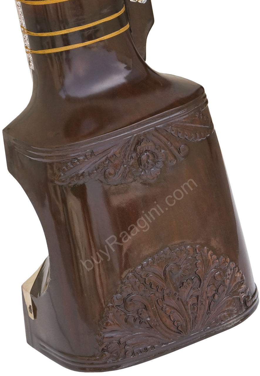 MONOJ K SARDAR Tun Wood Dilruba, Concert, Horse Hair Bow, Fiber Case AFD