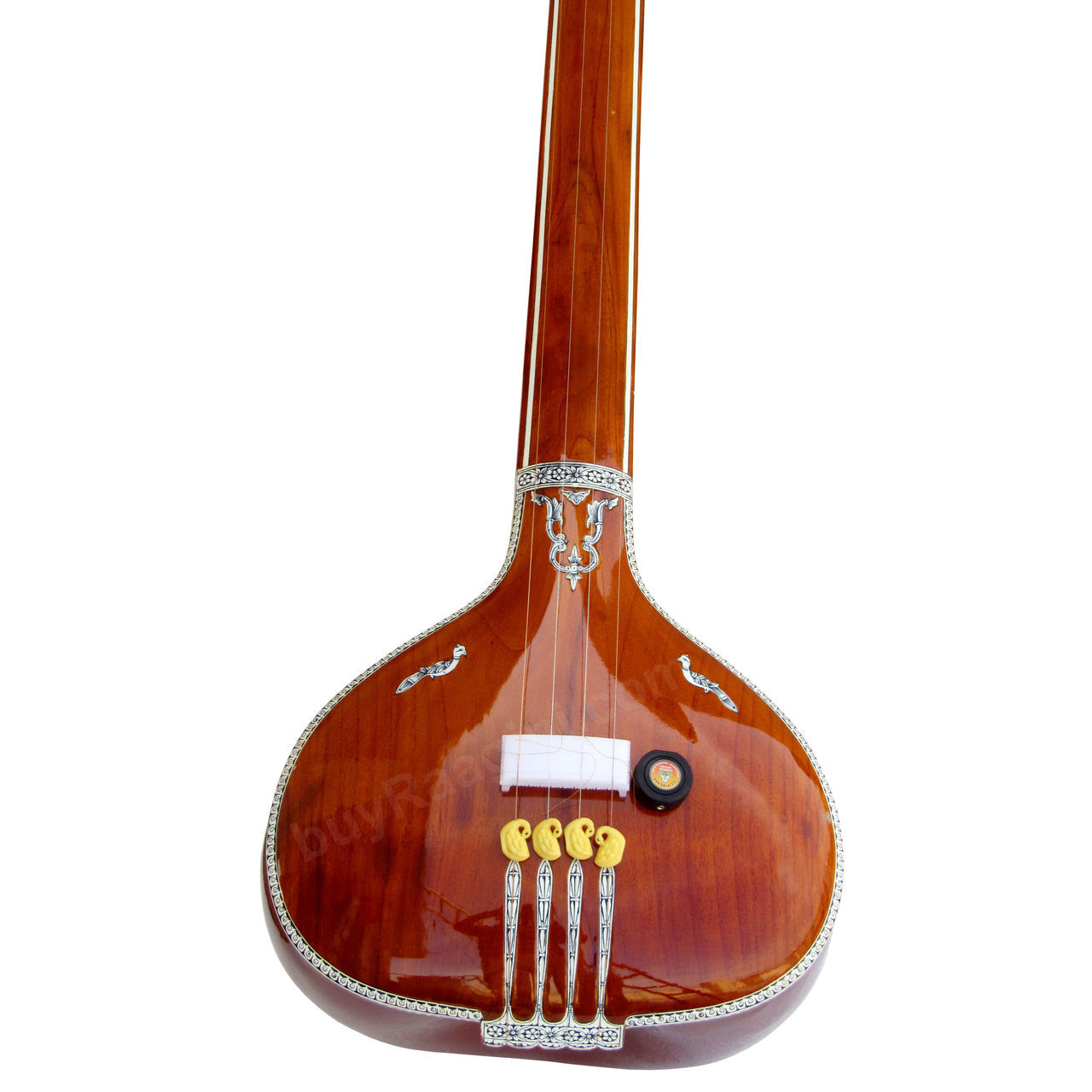 MKS Tanpura, Male, 4 Strings, Natural, Fiber Case (Miraj Tambura) AFF