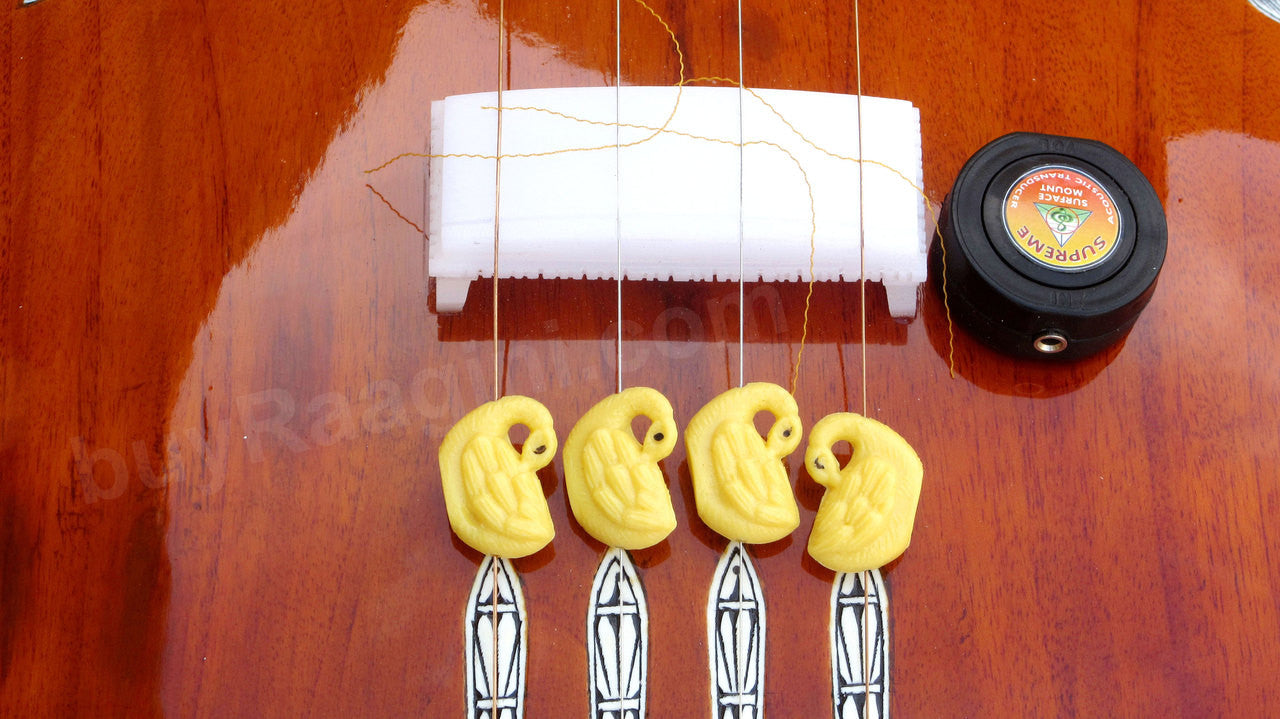 MKS Tanpura, Male, 4 Strings, Natural, Fiber Case (Miraj Tambura) AFF