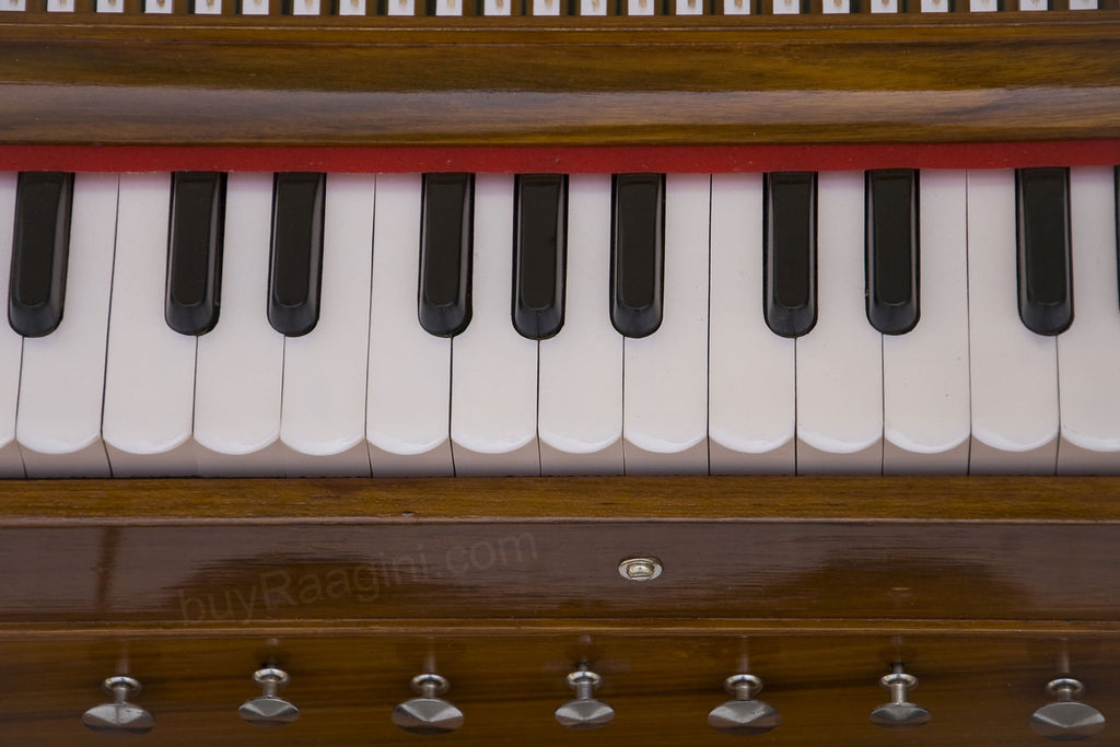MONOJ K SARDAR Harmonium  A440, 2 Reeds, Teak, Folding, Concert AFG