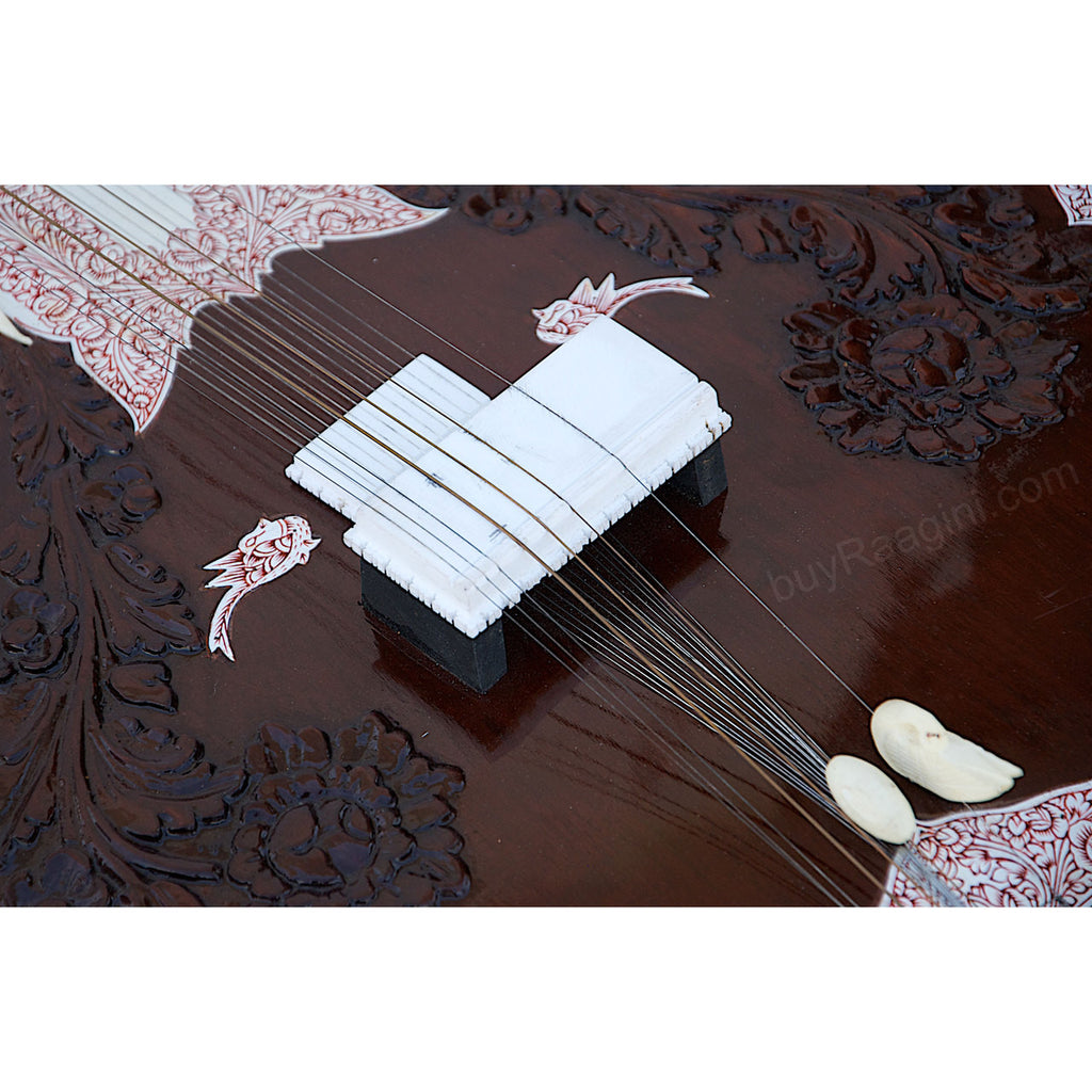 Monoj K Sardar Sitar - Ravi Shankar Style, Angur Patta, Fiber Case AFH