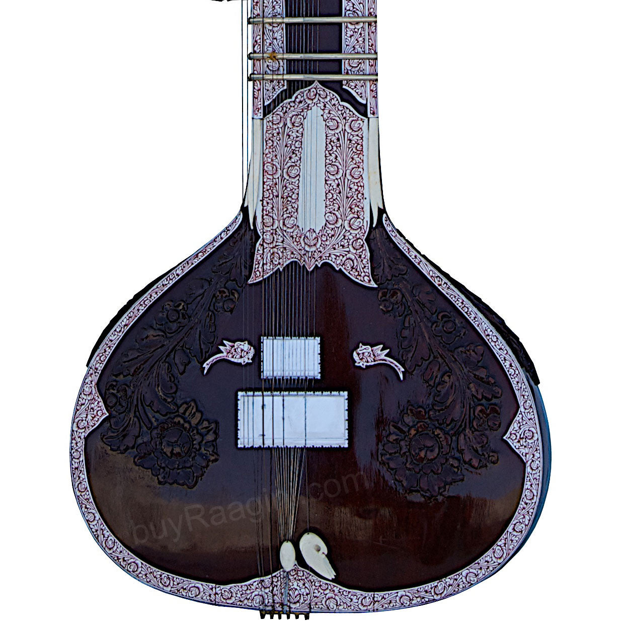 Monoj K Sardar Sitar - Ravi Shankar Style, Angur Patta, Fiber Case AFH