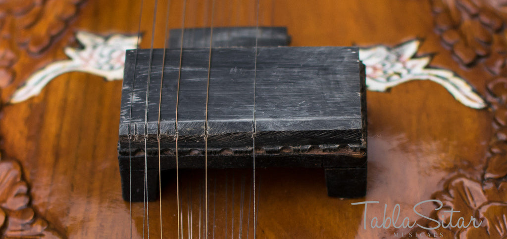 MAHARAJA Special Teak Sitar, 7 Main String, GulabPatta, Fiber Case AIB