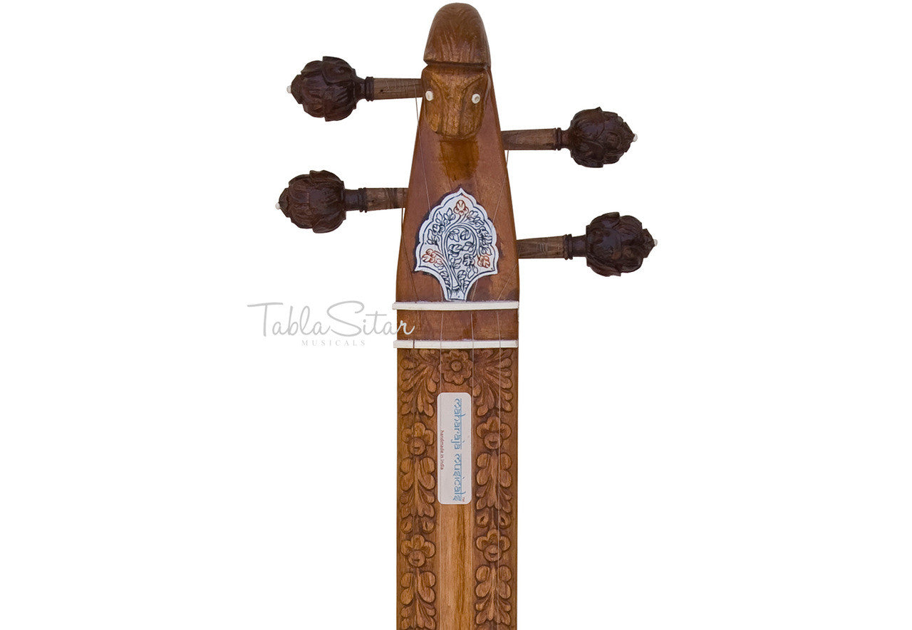 MAHARAJA Flat Dragon Tanpuri/Tamburi, Tun Wood, 4 Strings, Bag AII