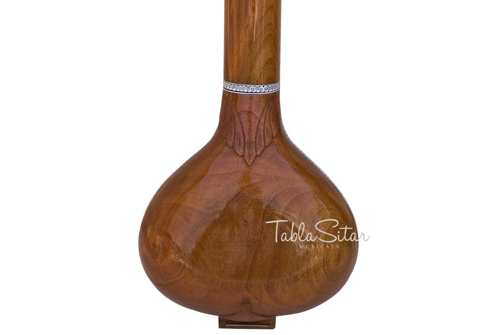 MAHARAJA Flat Dragon Tanpuri/Tamburi, Tun Wood, 4 Strings, Bag AII