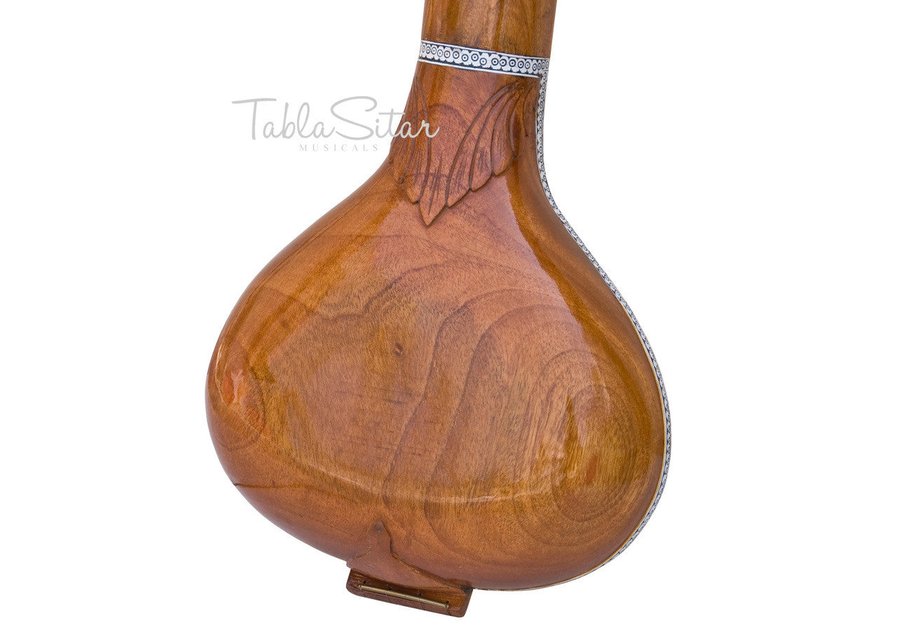 MAHARAJA Flat Dragon Tanpuri/Tamburi, Tun Wood, 4 Strings, Bag AII