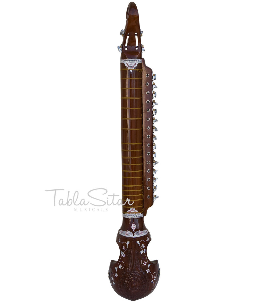 MAHARAJA Special Peacock Esraj, Special Bow, Tun Wood - AJH
