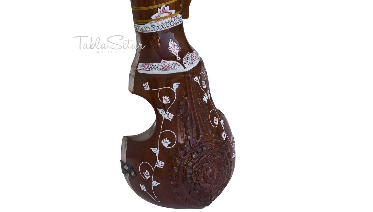 MAHARAJA Special Peacock Esraj, Special Bow, Tun Wood - AJH