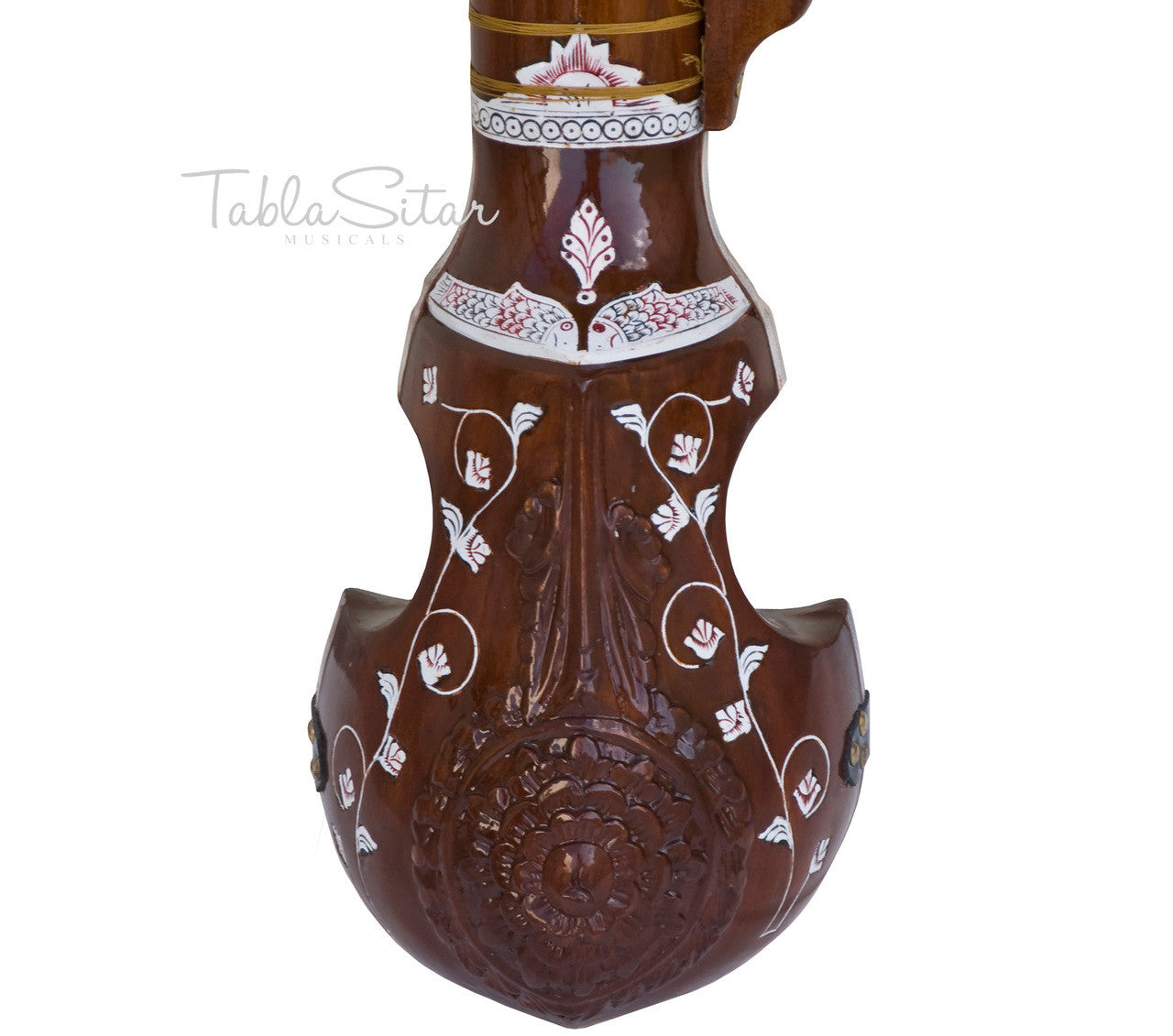 MAHARAJA Special Peacock Esraj, Special Bow, Tun Wood - AJH
