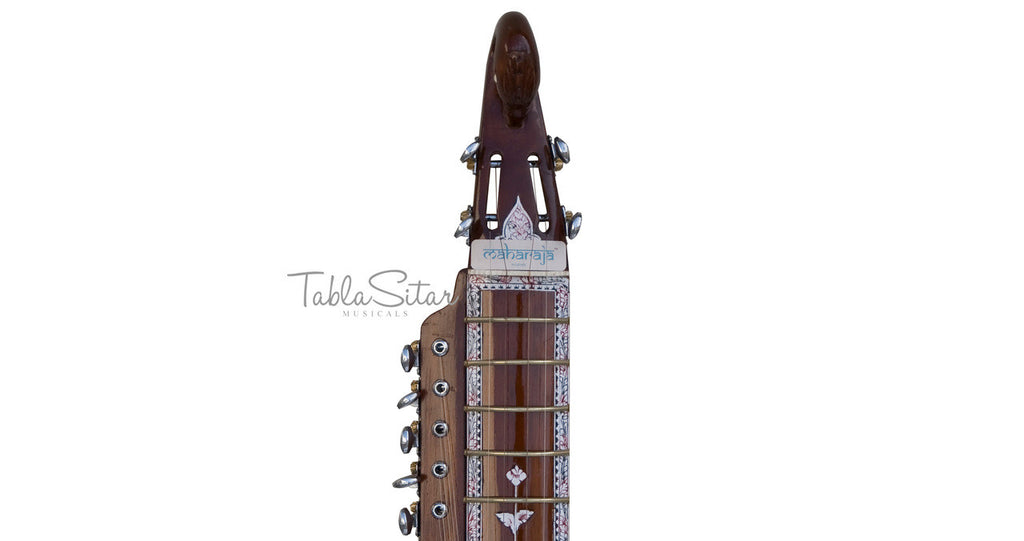 MAHARAJA Special Peacock Esraj, Special Bow, Tun Wood - AJH