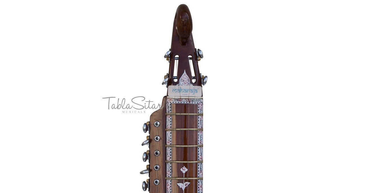 MAHARAJA Special Peacock Esraj, Special Bow, Tun Wood - AJH