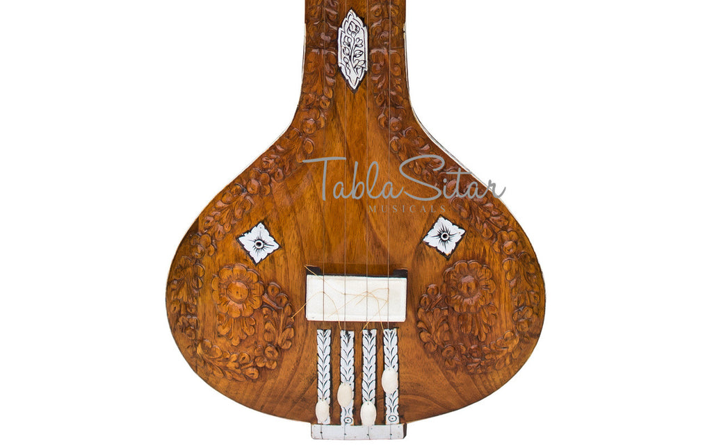 MAHARAJA Peacock Tanpuri, Carving, 4 Strings, Tanpura/Tambura AJJ