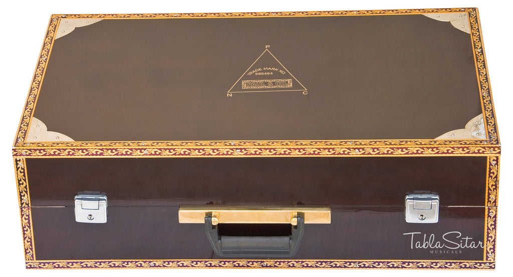 Paul & Co. Harmonium, 3 Reeds, 9 Scale Changer, Dark Mahogany - FAB
