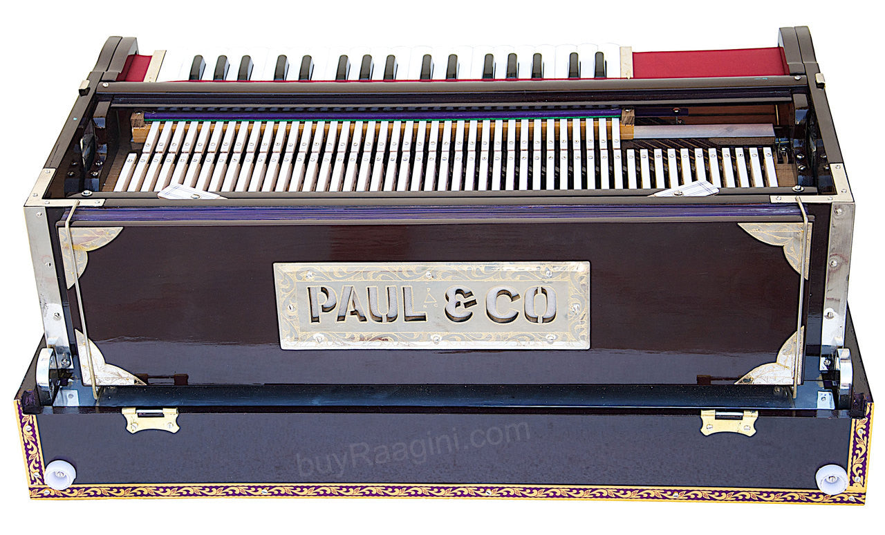 Paul & Co. Harmonium, Teak Wood 4 Reeds (BMMF), 13 Scales, 11 Stop FBD