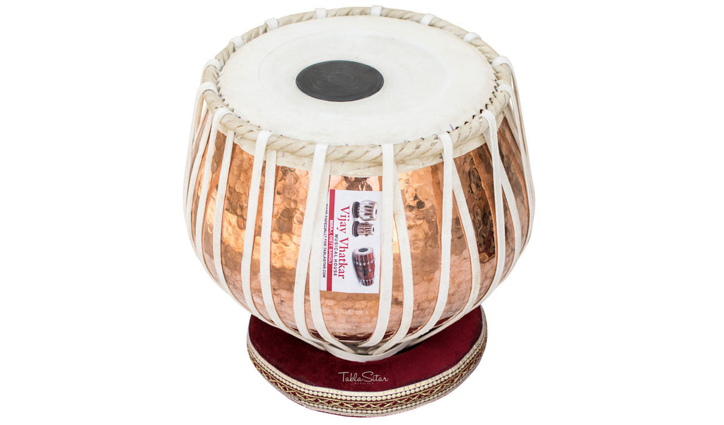 V VHATKAR Tabla Set, 2.5KG Copper Bayan, Shisham Dayan, Hammer BAH