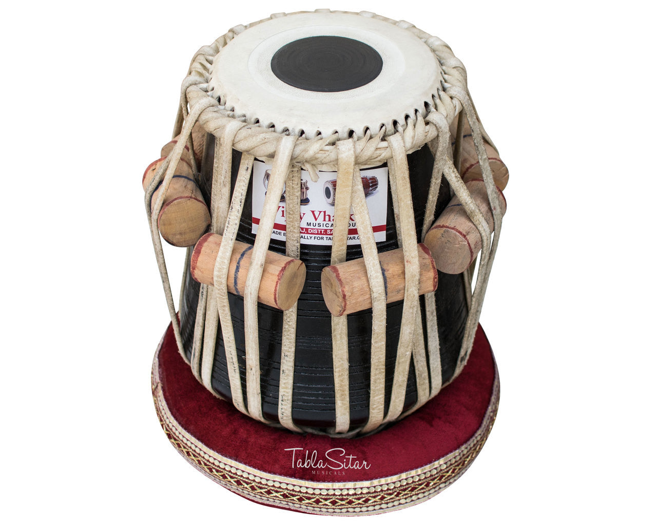 V VHATKAR Tabla Set, 2.5KG Copper Bayan, Shisham Dayan, Hammer BAH