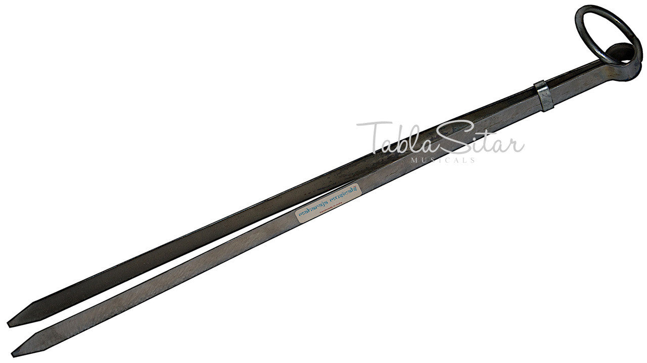 MAHARAJA Plane Steel Chimta/Chimpta - Musical Fire Tongs BBA