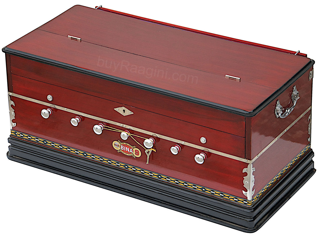 BINA NO. 9A Harmonium, 2 Reeds, 3.5 Octaves, 7 Stops, Coupler BCB