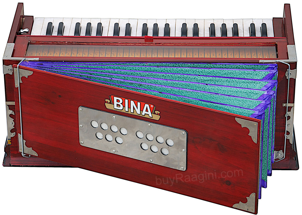 BINA NO. 9A Harmonium, 2 Reeds, 3.5 Octaves, 7 Stops, Coupler BCB