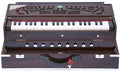 MONOJ K SARDAR Teak Harmonium  A440, 2 Reeds, Folding, 42 Keys BDC