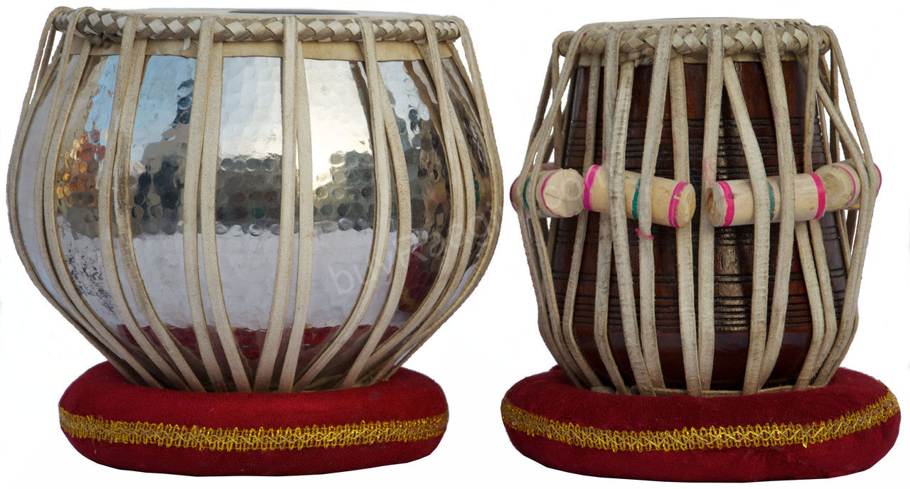 AKBAR MIAN & BROS Standard Tabla, 4Kg Copper Bayan, Sheesham Dayan BFA