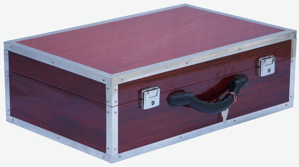 MONOJ K SARDAR Scale Changer Teak Harmonium, A440, 2 Reed, Concert BFD