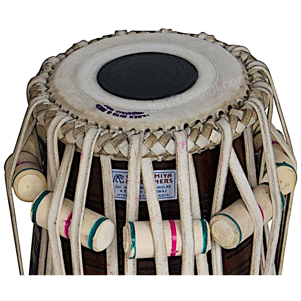 AKBAR MIAN & BROS Standard Tabla, 3Kg Brass Bayan, Sheesham Dayan BFJ
