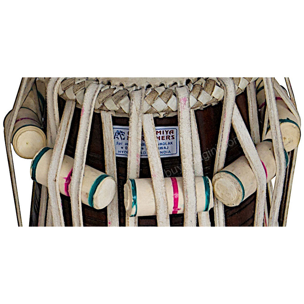 AKBAR MIAN & BROS Standard Tabla, 3Kg Brass Bayan, Sheesham Dayan BFJ