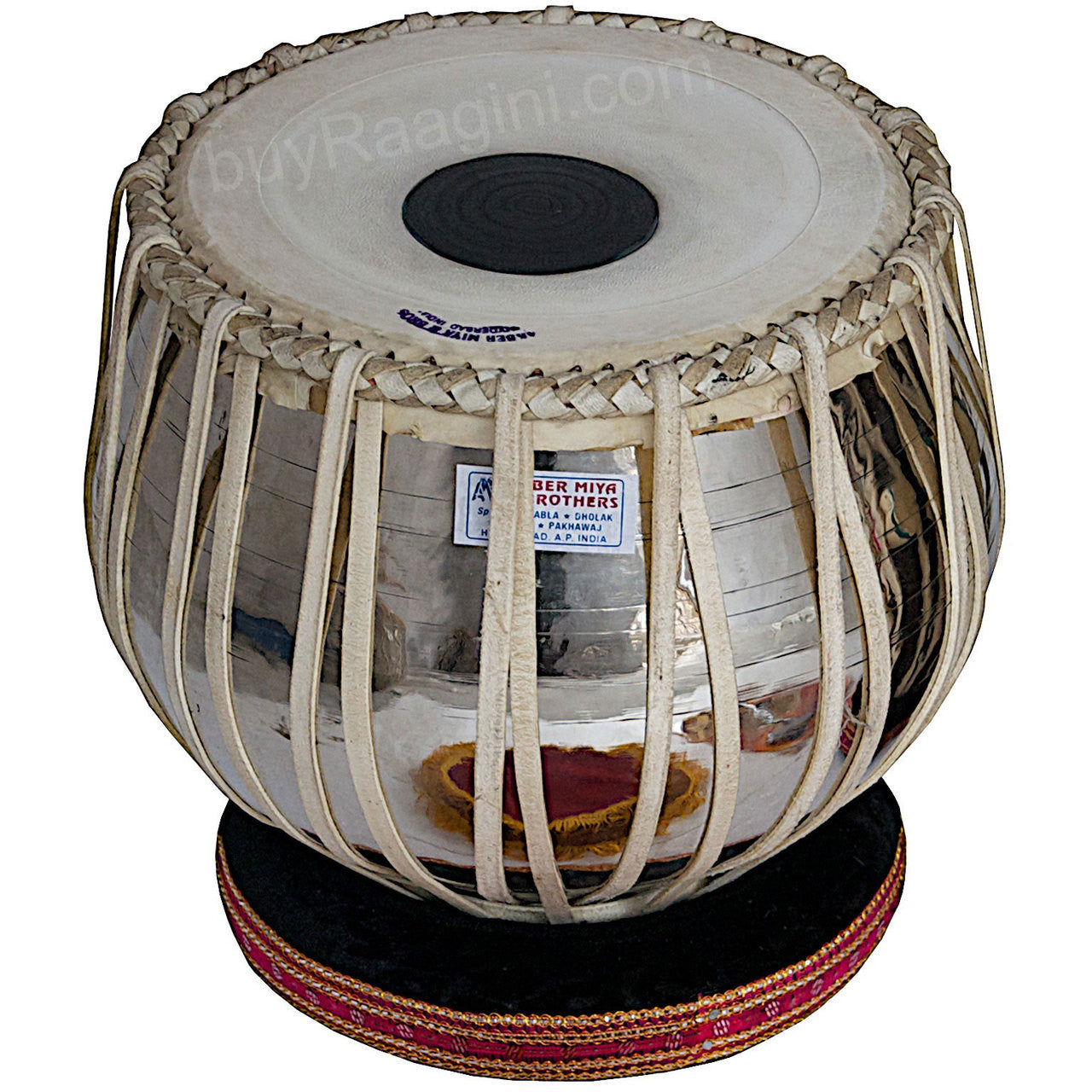 AKBAR MIAN & BROS Standard Tabla, 3Kg Brass Bayan, Sheesham Dayan BFJ