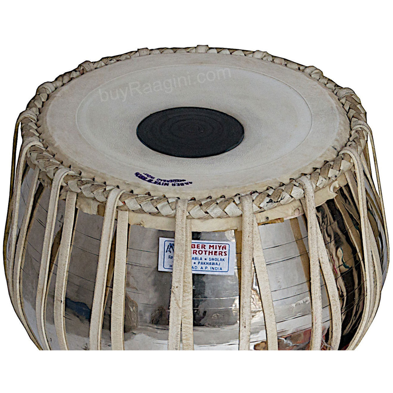 AKBAR MIAN & BROS Standard Tabla, 3Kg Brass Bayan, Sheesham Dayan BFJ
