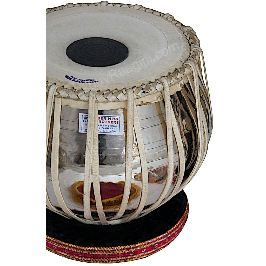 AKBAR MIAN & BROS Standard Tabla, 3Kg Brass Bayan, Sheesham Dayan BFJ