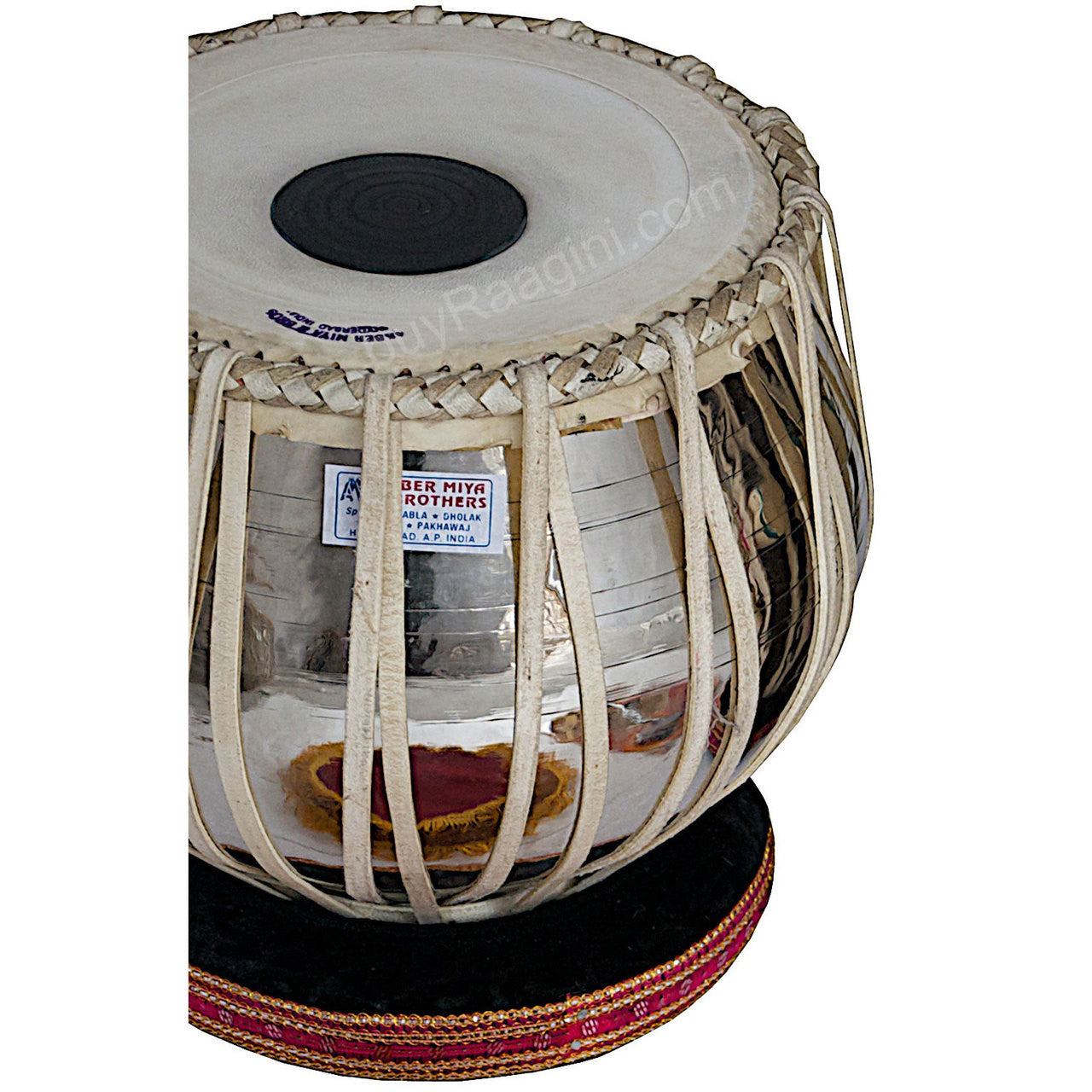 AKBAR MIAN & BROS Standard Tabla, 3Kg Brass Bayan, Sheesham Dayan BFJ