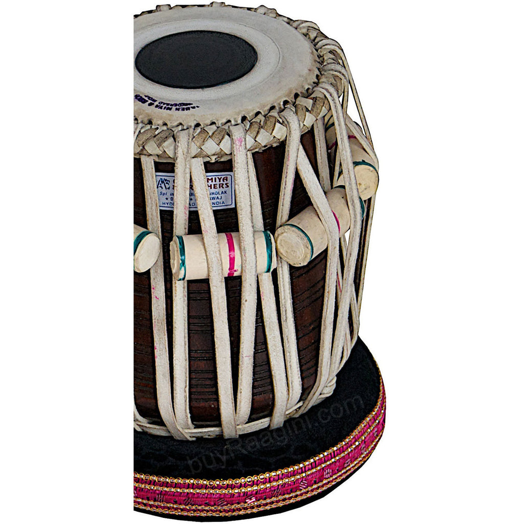 AKBAR MIAN & BROS Standard Tabla, 3Kg Brass Bayan, Sheesham Dayan BFJ