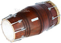 MAHARAJA Special Gajra Dholak (Dholki), Mango Wood, Spanner, Bag BGA