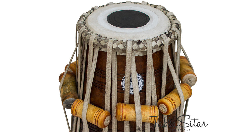 MAHARAJA MUSICALS 3.5kg Ganesha Kalash Brass Tabla, With Lacquer Finish BHE