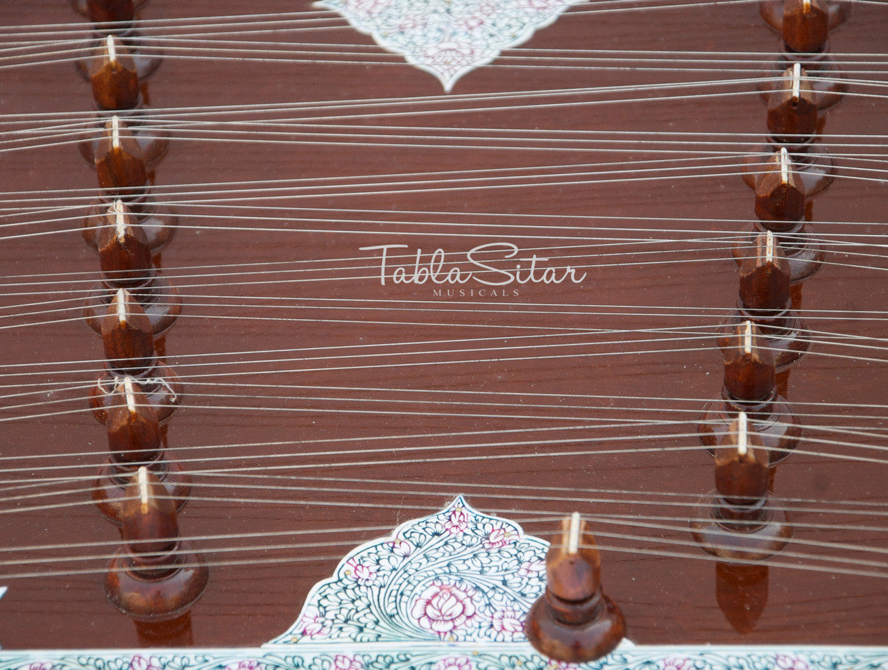 KANAI LAL & SONS Santoor, Shiv Kumar Sharma Style, Fiber Case, Brown, 31 Notes BHF