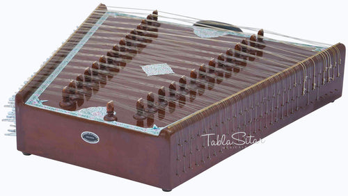 KANAI LAL & SONS Santoor, Shiv Kumar Sharma Style, Fiber Case, Brown, 31 Notes BHF