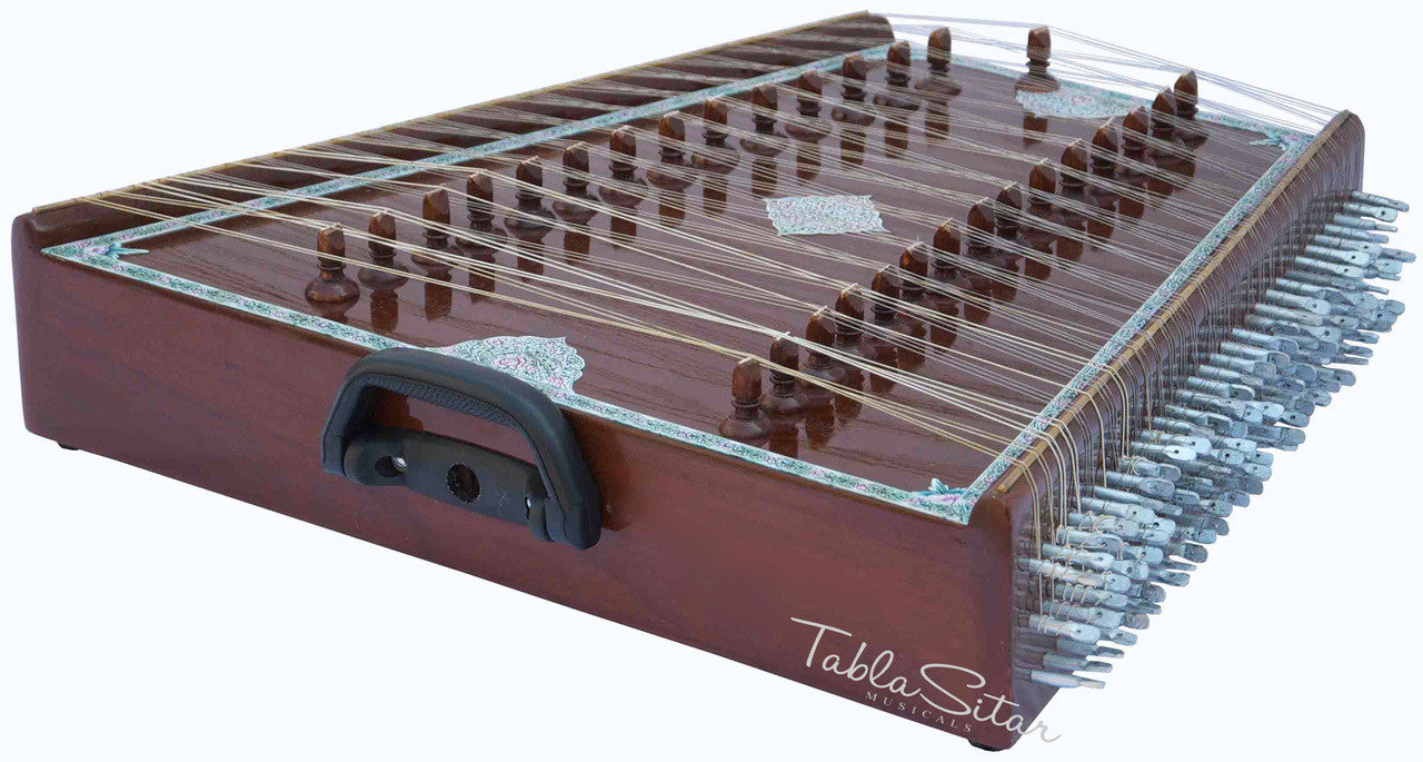 KANAI LAL & SONS Santoor, Shiv Kumar Sharma Style, Fiber Case, Brown, 31 Notes BHF