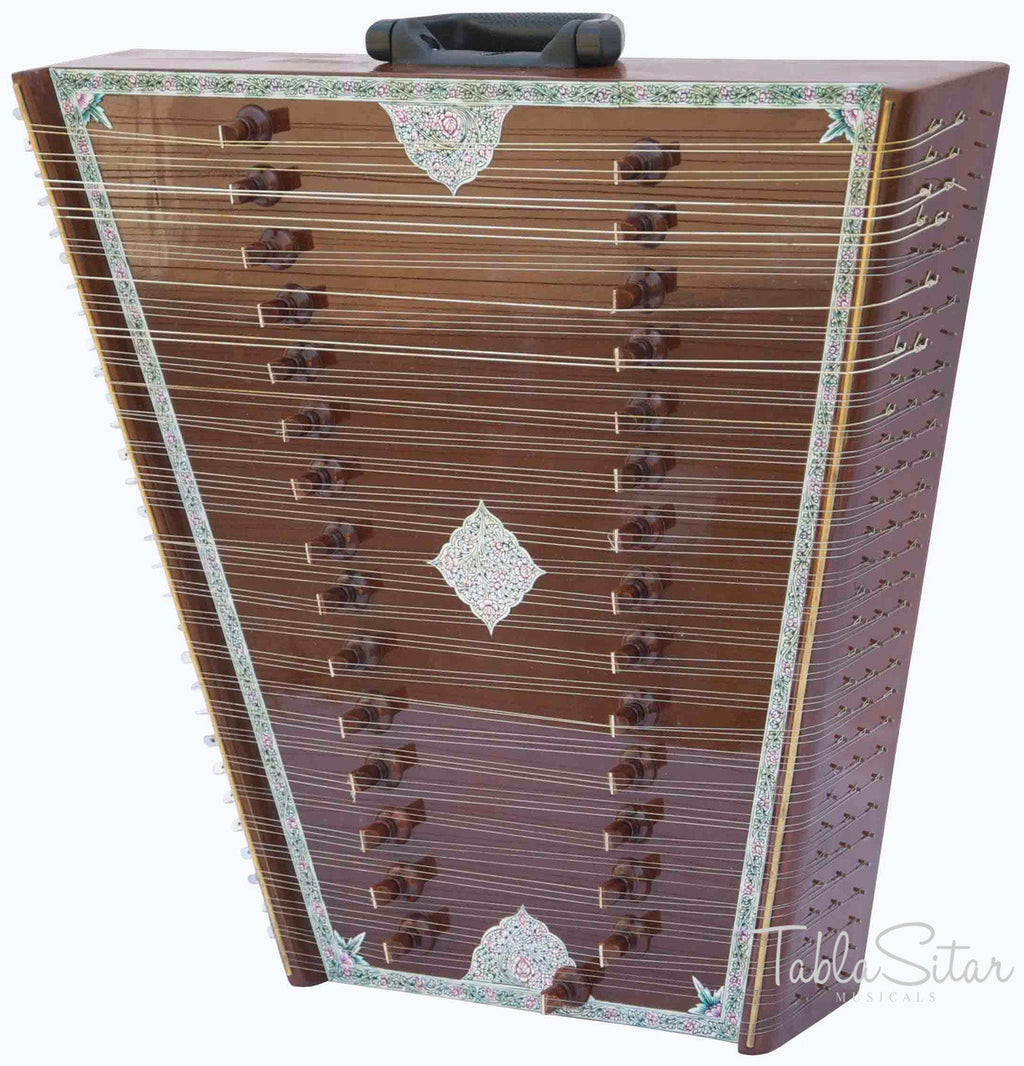 KANAI LAL & SONS Santoor, Shiv Kumar Sharma Style, Fiber Case, Brown, 31 Notes BHF