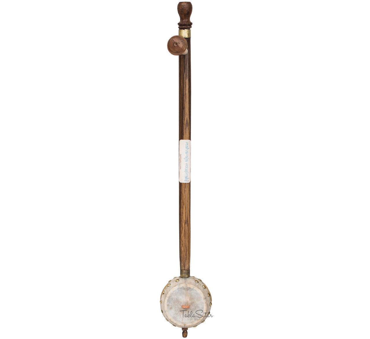  MAHARAJA Special Ik Taara Tumbi - Handmade Gourd Toomba, Tun Wood BIG