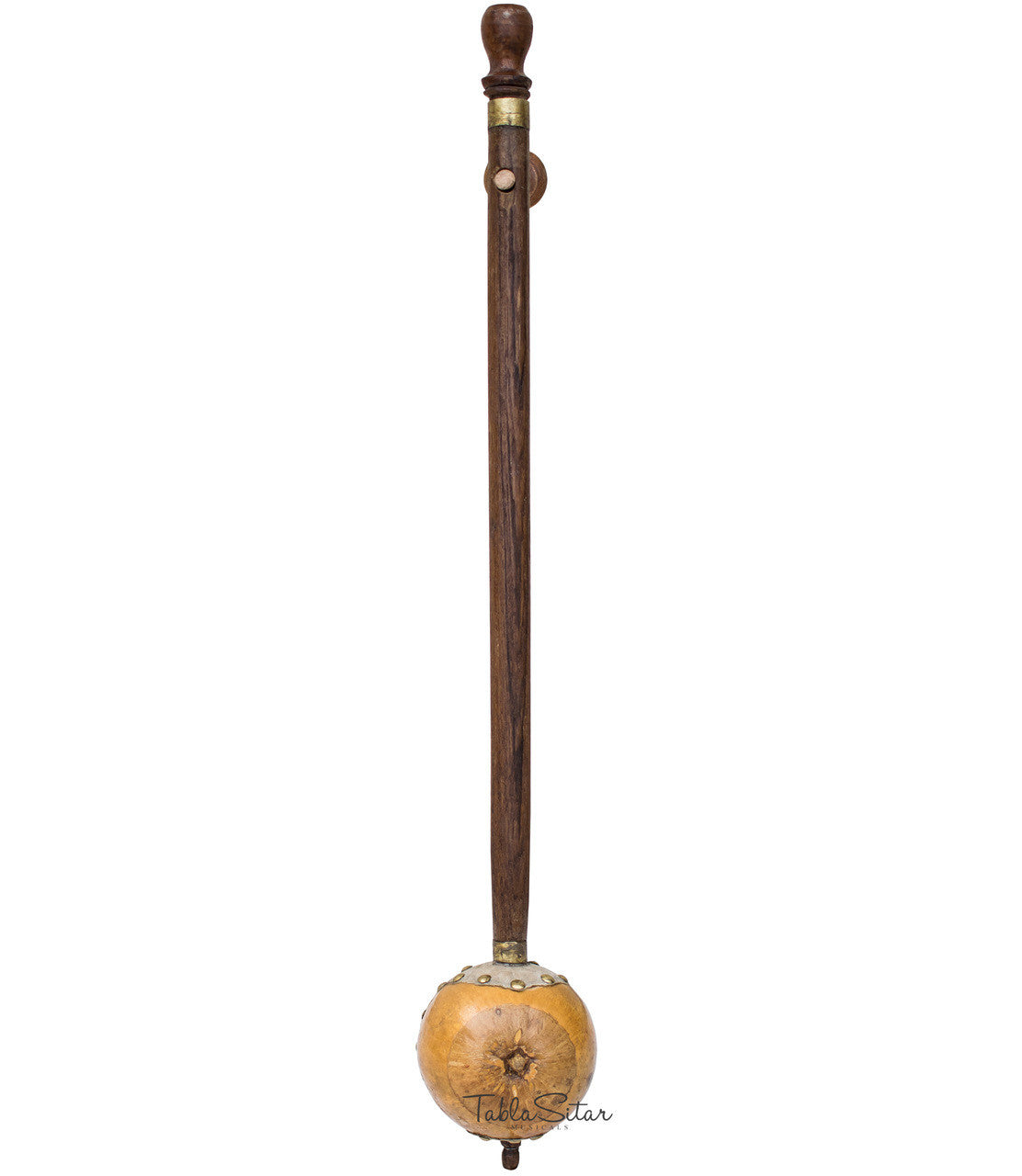  MAHARAJA Special Ik Taara Tumbi - Handmade Gourd Toomba, Tun Wood BIG