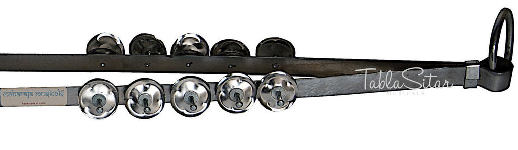 MAHARAJA Steel Chimta/Chimpta - Musical Fire Tongs, 20 Jingles BJA
