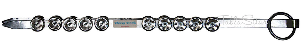 MAHARAJA Steel Chimta/Chimpta - Musical Fire Tongs, 20 Jingles BJA