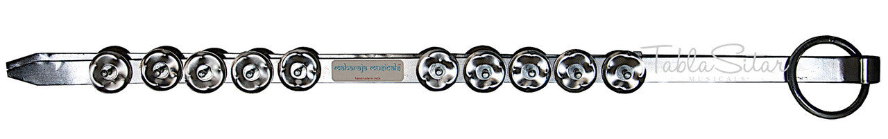 MAHARAJA Steel Chimta/Chimpta - Musical Fire Tongs, 20 Jingles BJA