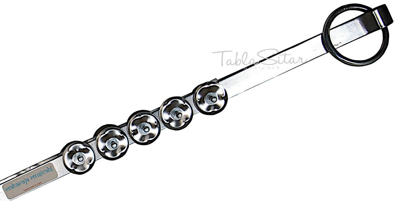 MAHARAJA Steel Chimta/Chimpta - Musical Fire Tongs, 20 Jingles BJA
