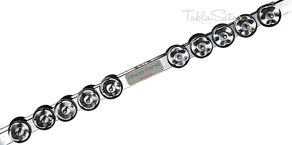 MAHARAJA Steel Chimta/Chimpta - Musical Fire Tongs, 20 Jingles BJA